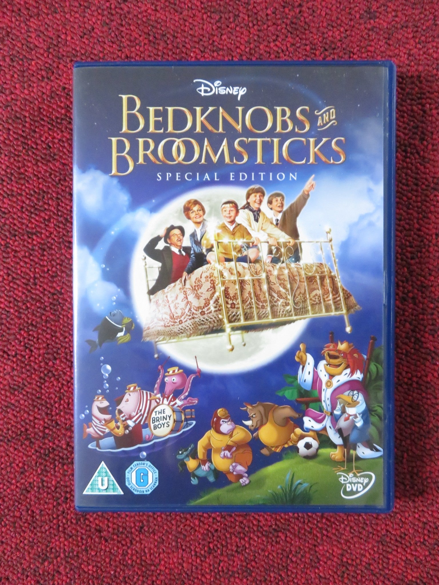 BEDKNOBS AND BROOMSTICKS (DVD) DISNEY ANGELA LANSBURY 1971 REGION 2 Rendezvous Cinema Movie posters