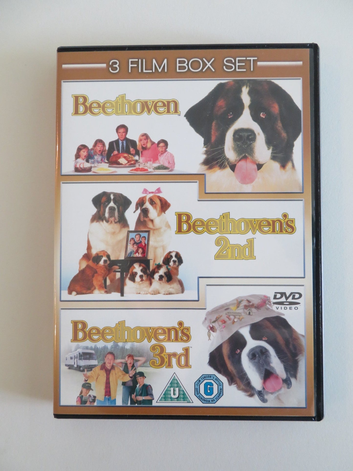 BEETHOVEN, BEETHOVEN'S 2ND, + 3RD 3 FILM BOX SET (DVD) C. GRODIN 1992 REGION 2 Rendezvous Cinema Movie posters