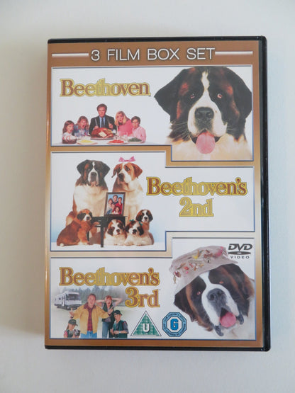 BEETHOVEN, BEETHOVEN'S 2ND, + 3RD 3 FILM BOX SET (DVD) C. GRODIN 1992 REGION 2 Rendezvous Cinema Movie posters