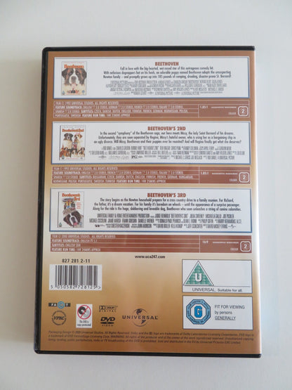 BEETHOVEN, BEETHOVEN'S 2ND, + 3RD 3 FILM BOX SET (DVD) C. GRODIN 1992 REGION 2 Rendezvous Cinema Movie posters