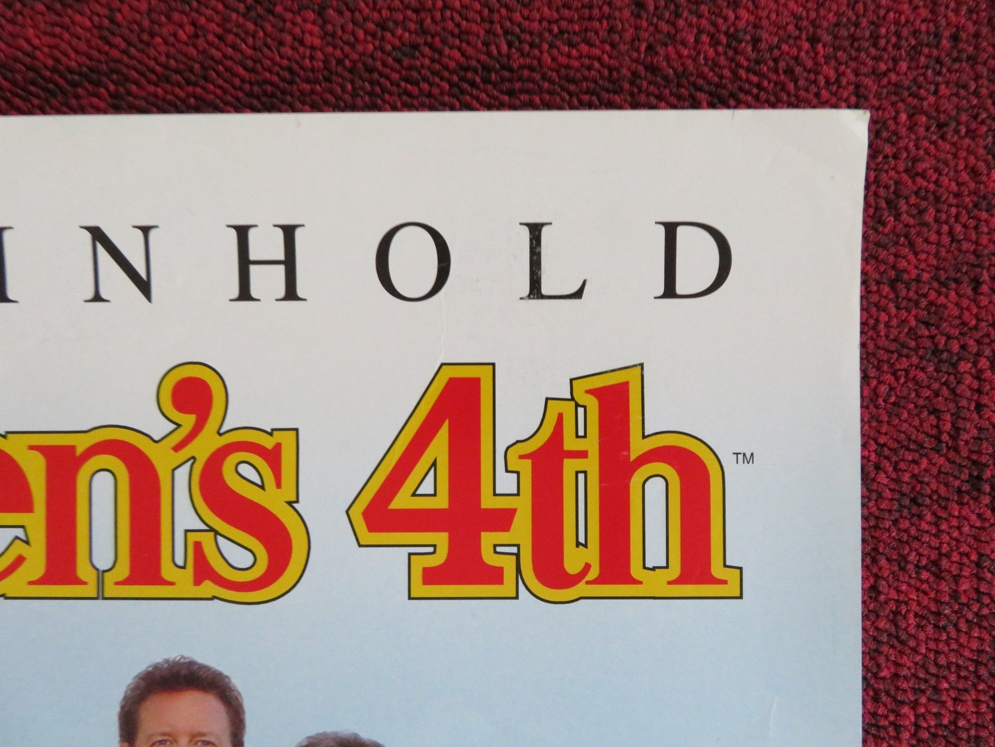 BEETHOVEN'S 4TH VHS VIDEO POSTER JUDGE REINHOLD JULIA SWEENEY 2001 Rendezvous Cinema Movie posters