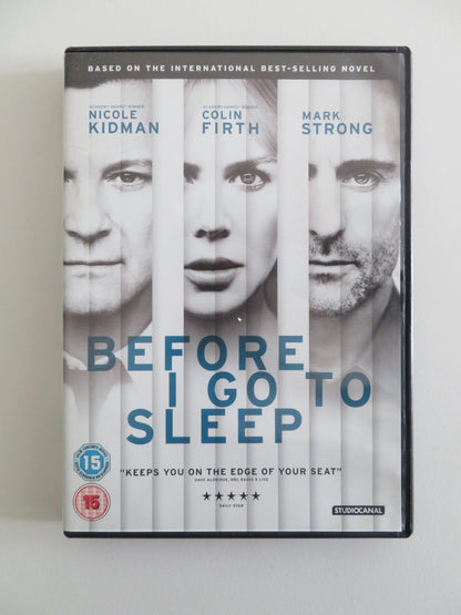 BEFORE I GO TO SLEEP (DVD) NICOLE KIDMAN COLIN FIRTH 2014 REGION 2 Rendezvous Cinema Movie posters