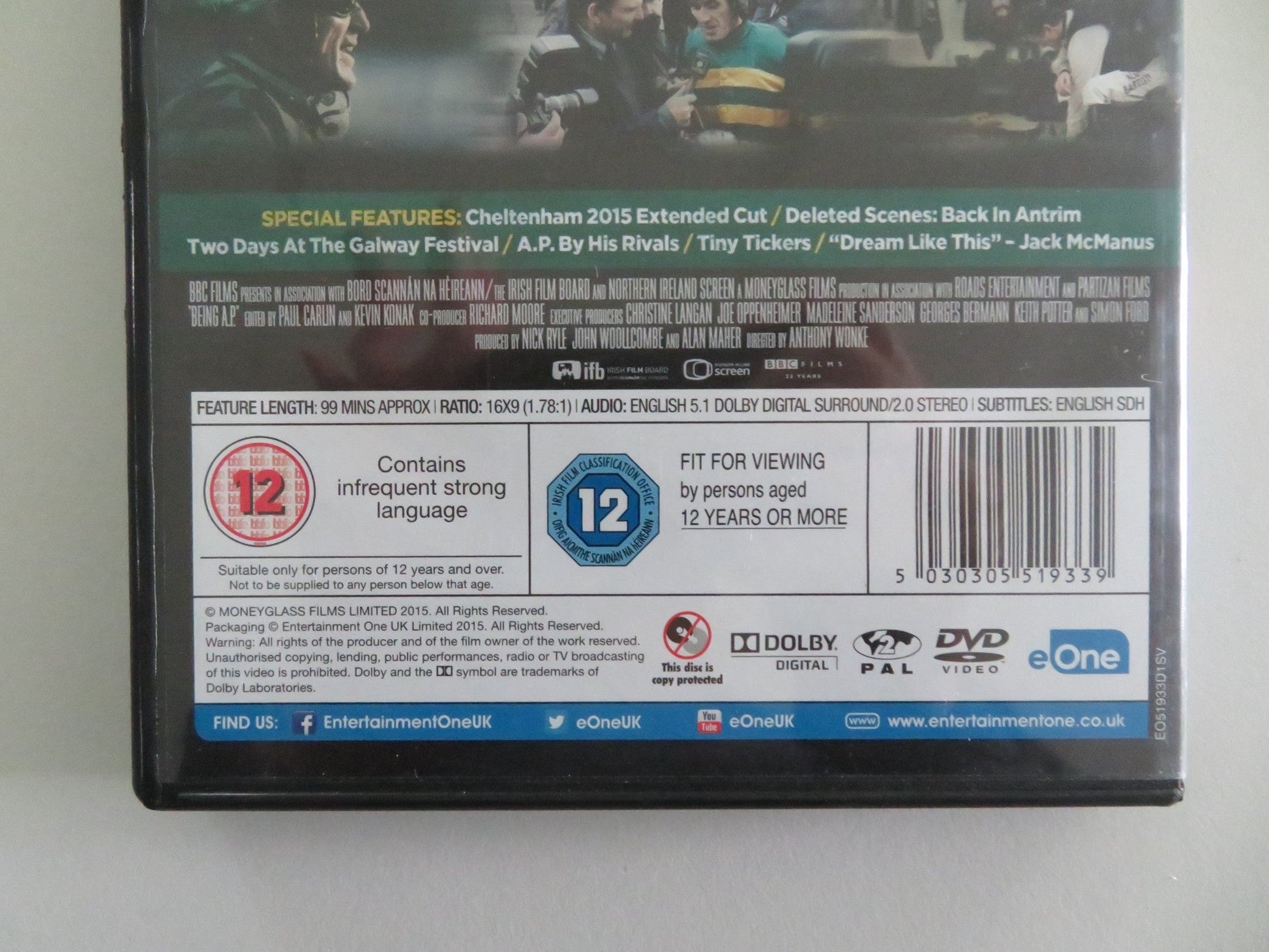 BEING A. P. (DVD) A. P. MCCOY TONY MCCOY 2015 REGION 2 Movie posters