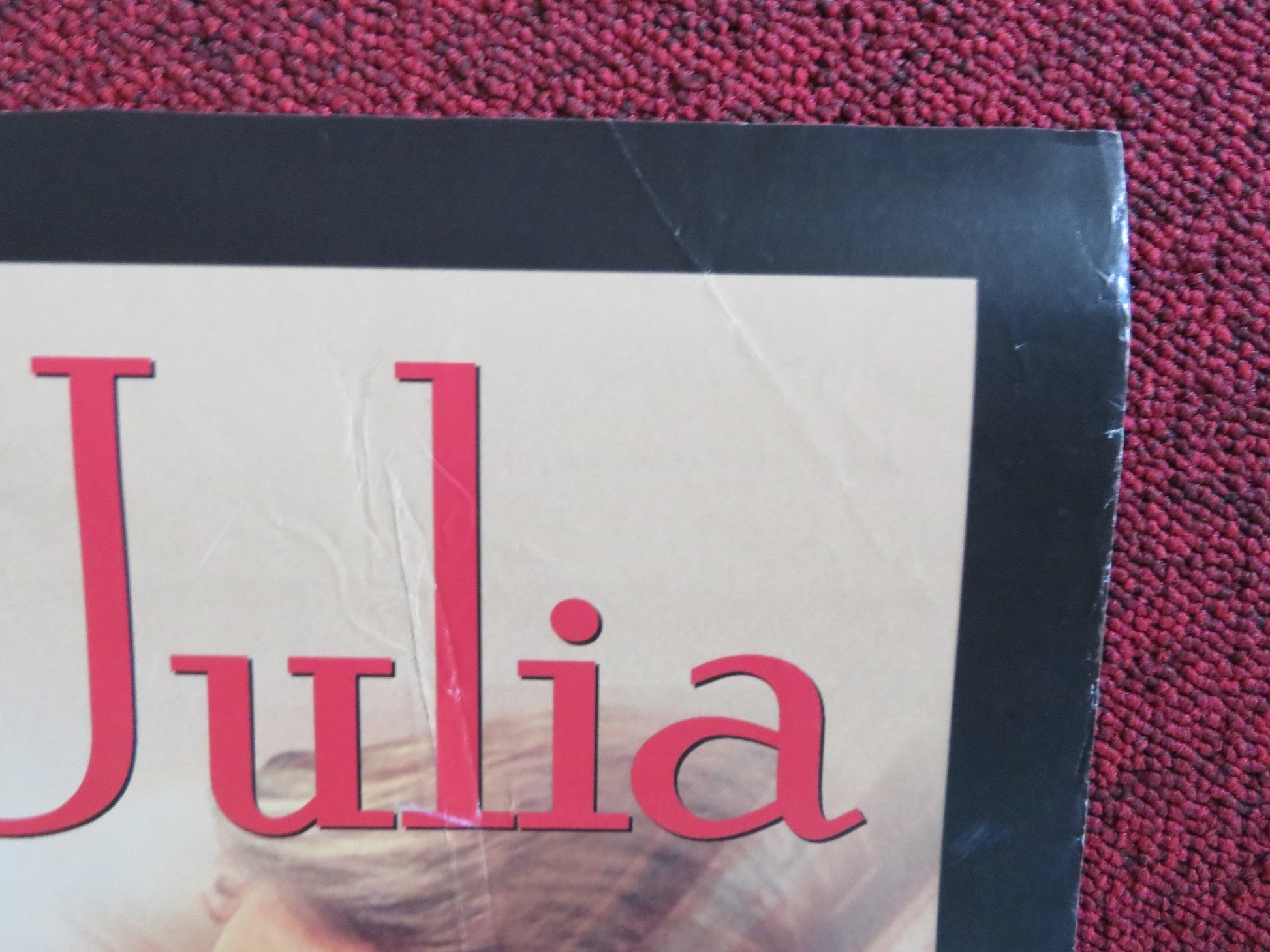 BEING JULIA VHS VIDEO POSTER ANNETTE BENING JEREMY IRONS 2004 Rendezvous Cinema Movie posters