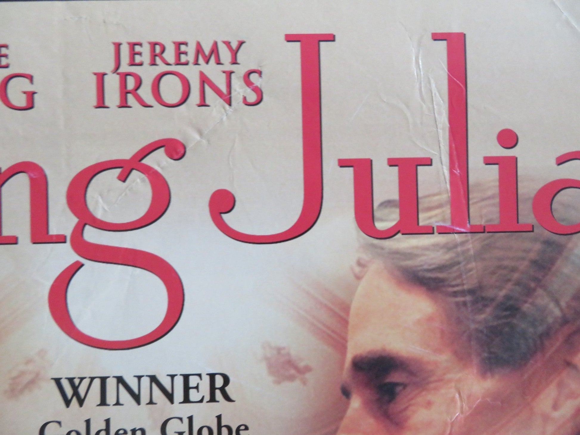 BEING JULIA VHS VIDEO POSTER ANNETTE BENING JEREMY IRONS 2004 Rendezvous Cinema Movie posters