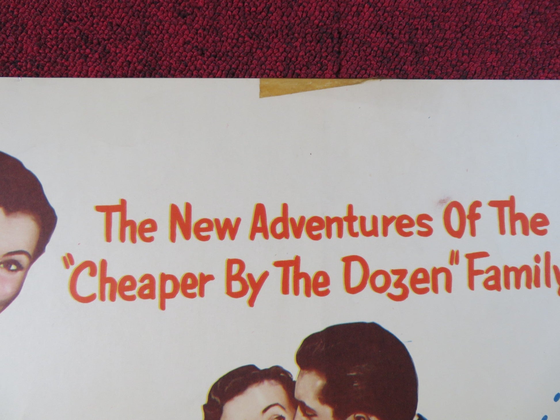 BELLES ON THEIR TOES US INSERT POSTER JEANNE CRAIN MYRNA LOY 1952 Rendezvous Cinema Movie posters