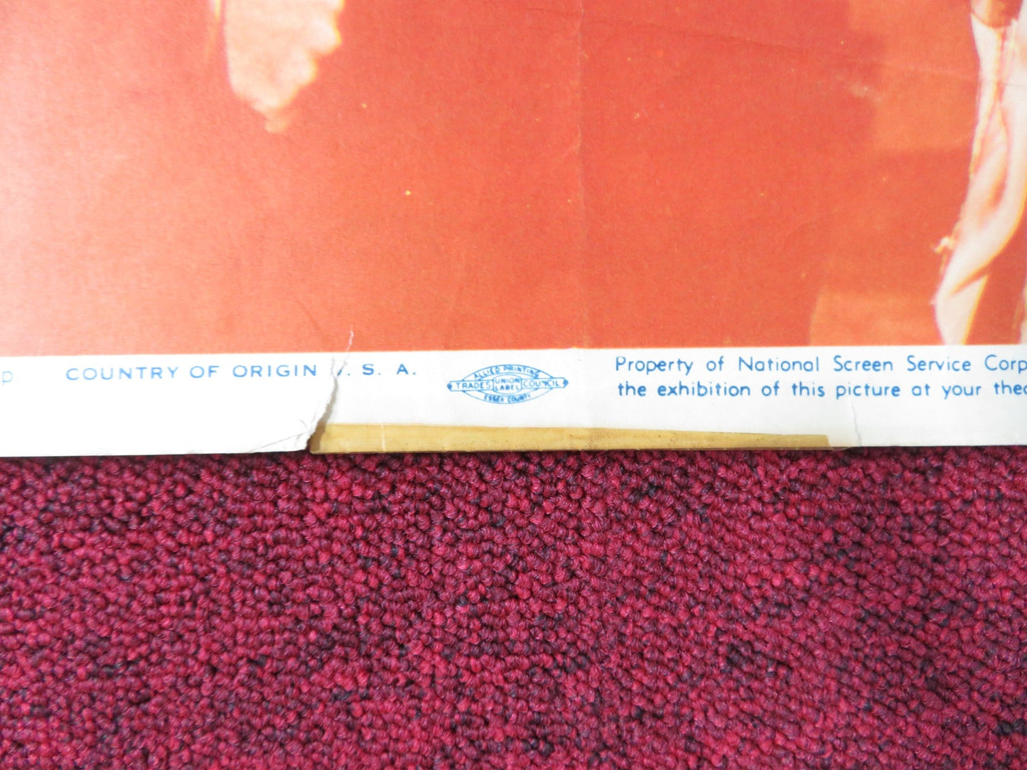 BELLES ON THEIR TOES US INSERT POSTER JEANNE CRAIN MYRNA LOY 1952 Rendezvous Cinema Movie posters