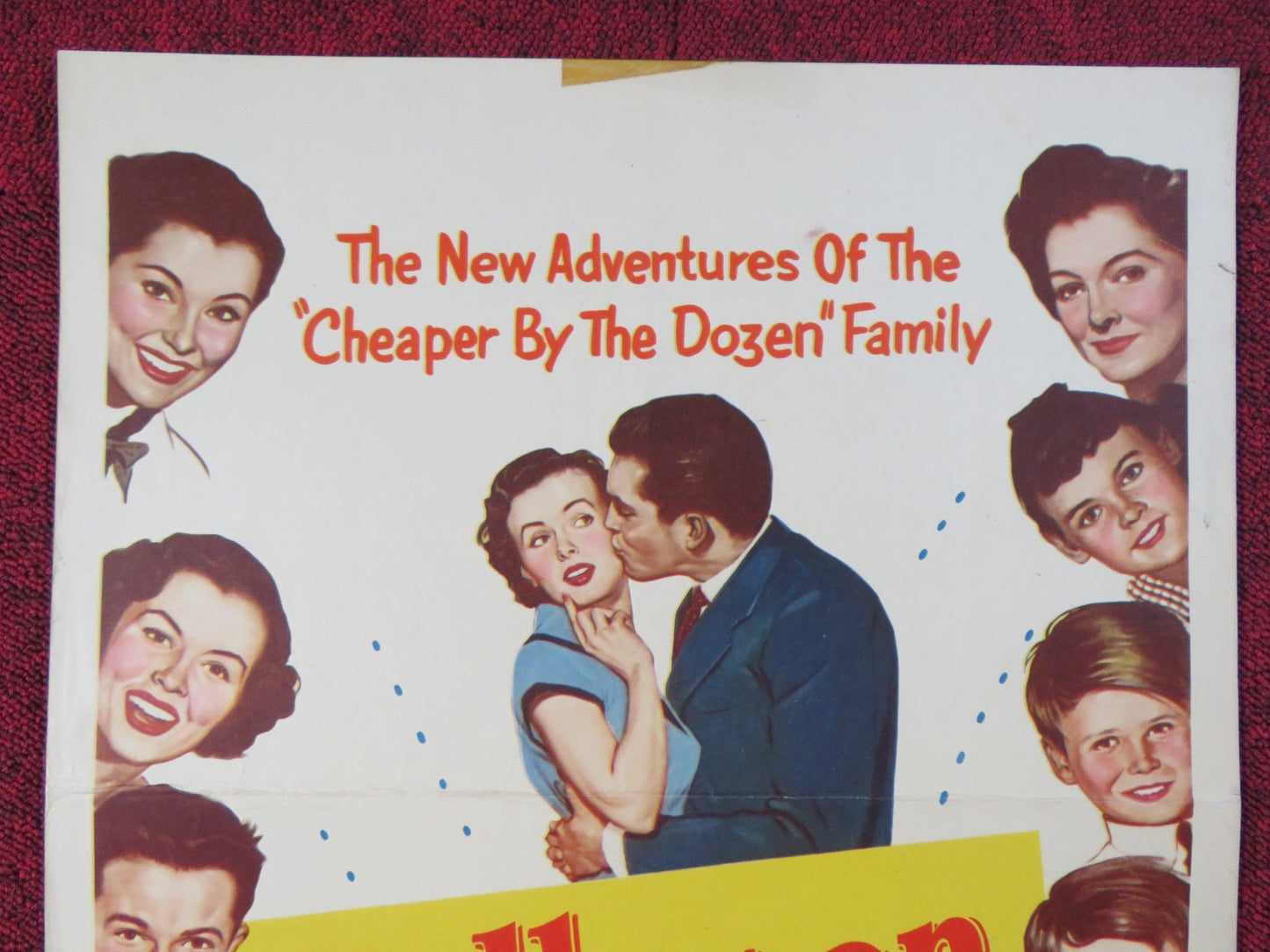 BELLES ON THEIR TOES US INSERT POSTER JEANNE CRAIN MYRNA LOY 1952 Rendezvous Cinema Movie posters