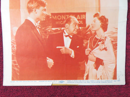 BELLES ON THEIR TOES US INSERT POSTER JEANNE CRAIN MYRNA LOY 1952 Rendezvous Cinema Movie posters