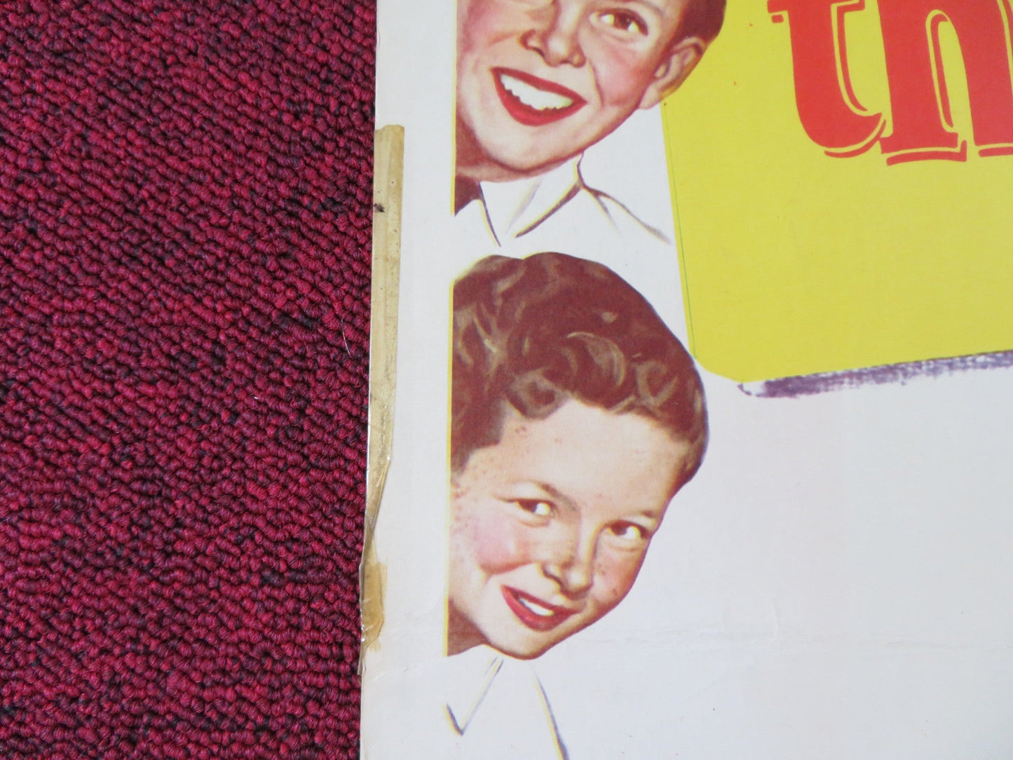 BELLES ON THEIR TOES US INSERT POSTER JEANNE CRAIN MYRNA LOY 1952 Rendezvous Cinema Movie posters