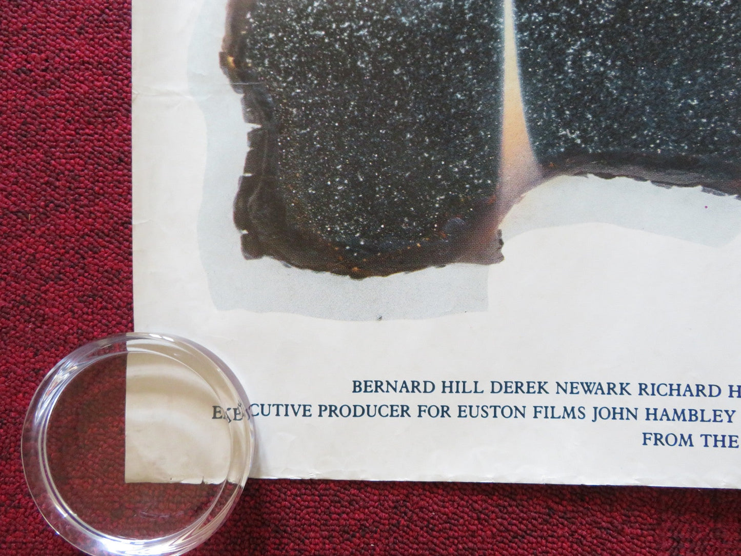 BELLMAN & TRUE UK QUAD ROLLED POSTER BERNARD HILL DEREK NEWARK 1987 Rendezvous Cinema Movie posters