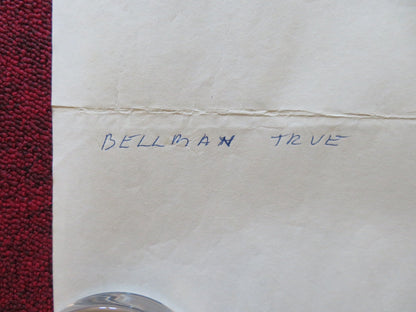 BELLMAN & TRUE UK QUAD ROLLED POSTER BERNARD HILL DEREK NEWARK 1987 Rendezvous Cinema Movie posters