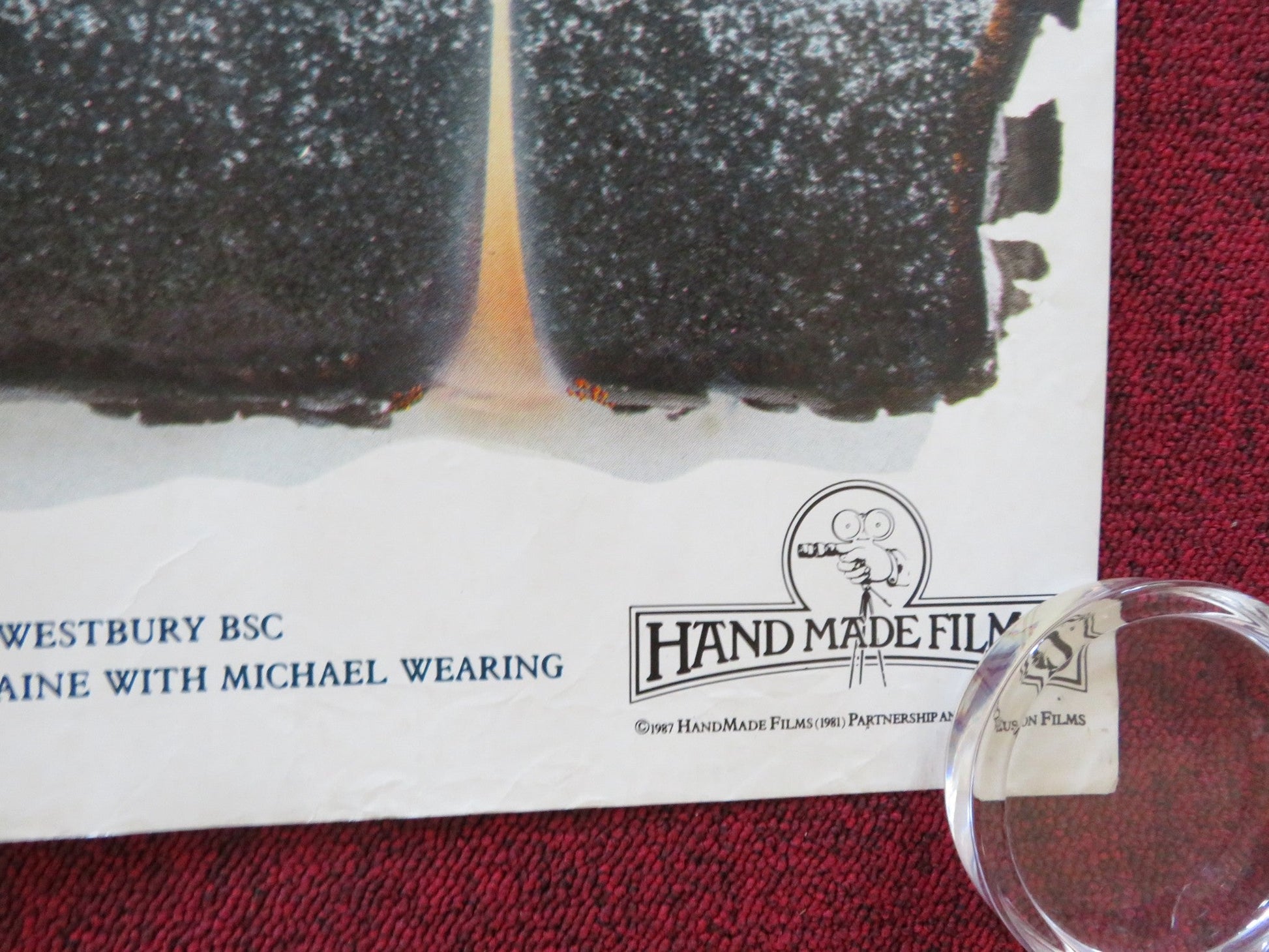 BELLMAN & TRUE UK QUAD ROLLED POSTER BERNARD HILL DEREK NEWARK 1987 Rendezvous Cinema Movie posters