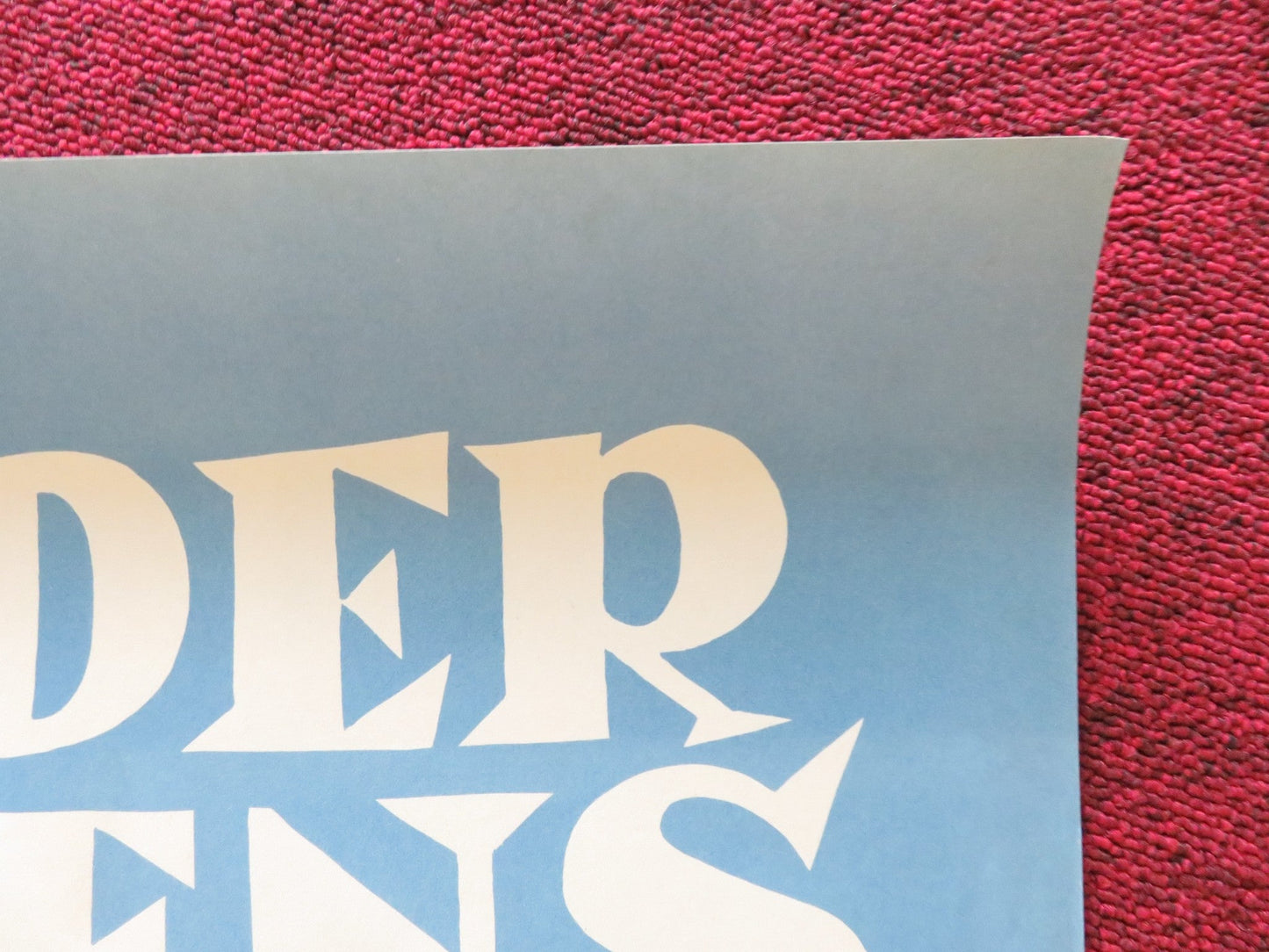 BENEATH THE PALMS ON THE BLUE SEA DANISH POSTER ROLLED BIBI JOHNS 1958 Rendezvous Cinema Movie posters