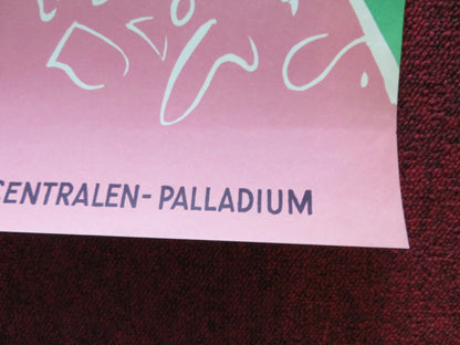 BENEATH THE PALMS ON THE BLUE SEA DANISH POSTER ROLLED BIBI JOHNS 1958 Rendezvous Cinema Movie posters