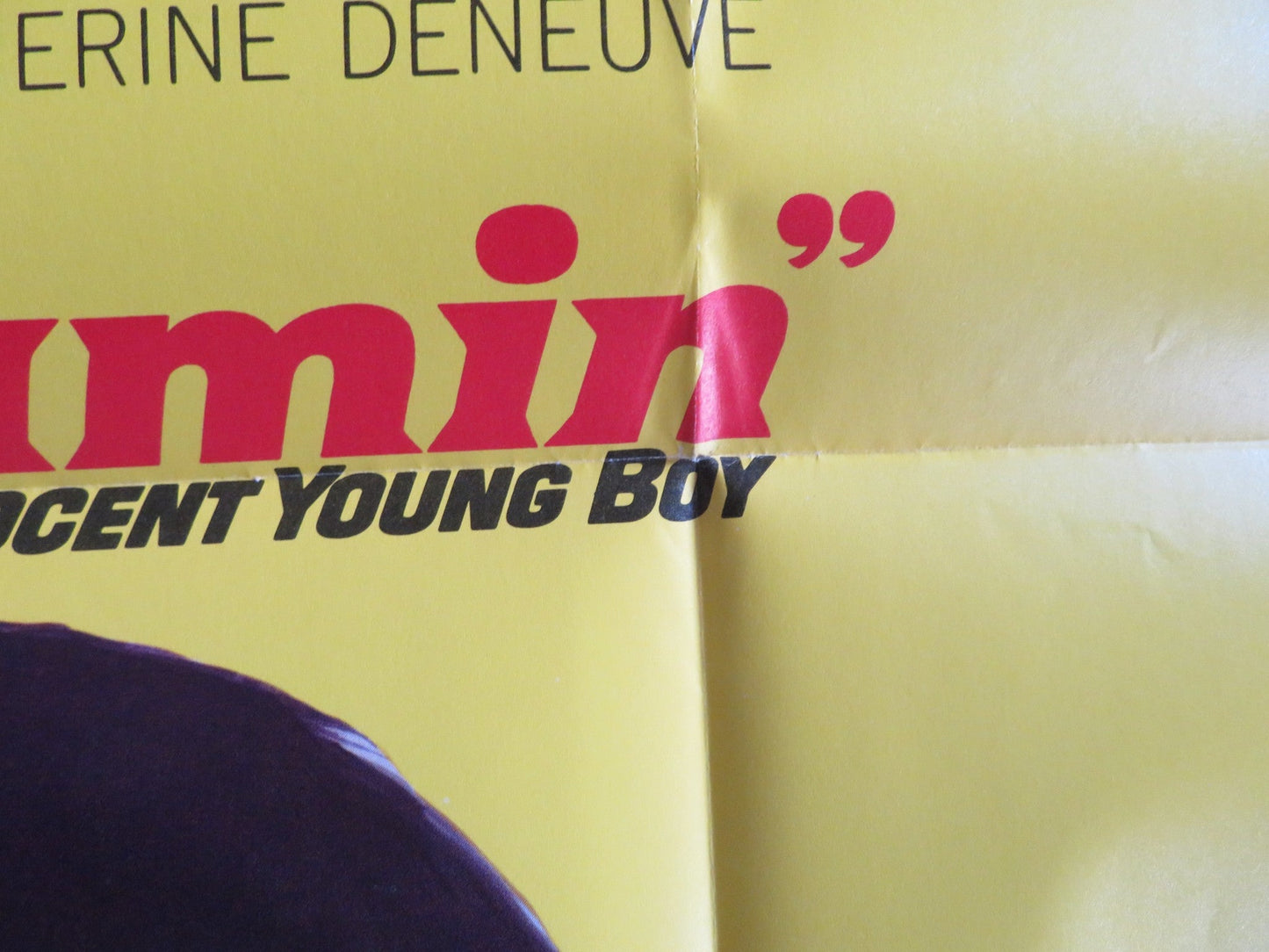 BENJAMIN - B FOLDED US ONE SHEET POSTER MICHELE MORGAN CATHERIN DENEUVE 1968 Rendezvous Cinema Movie posters