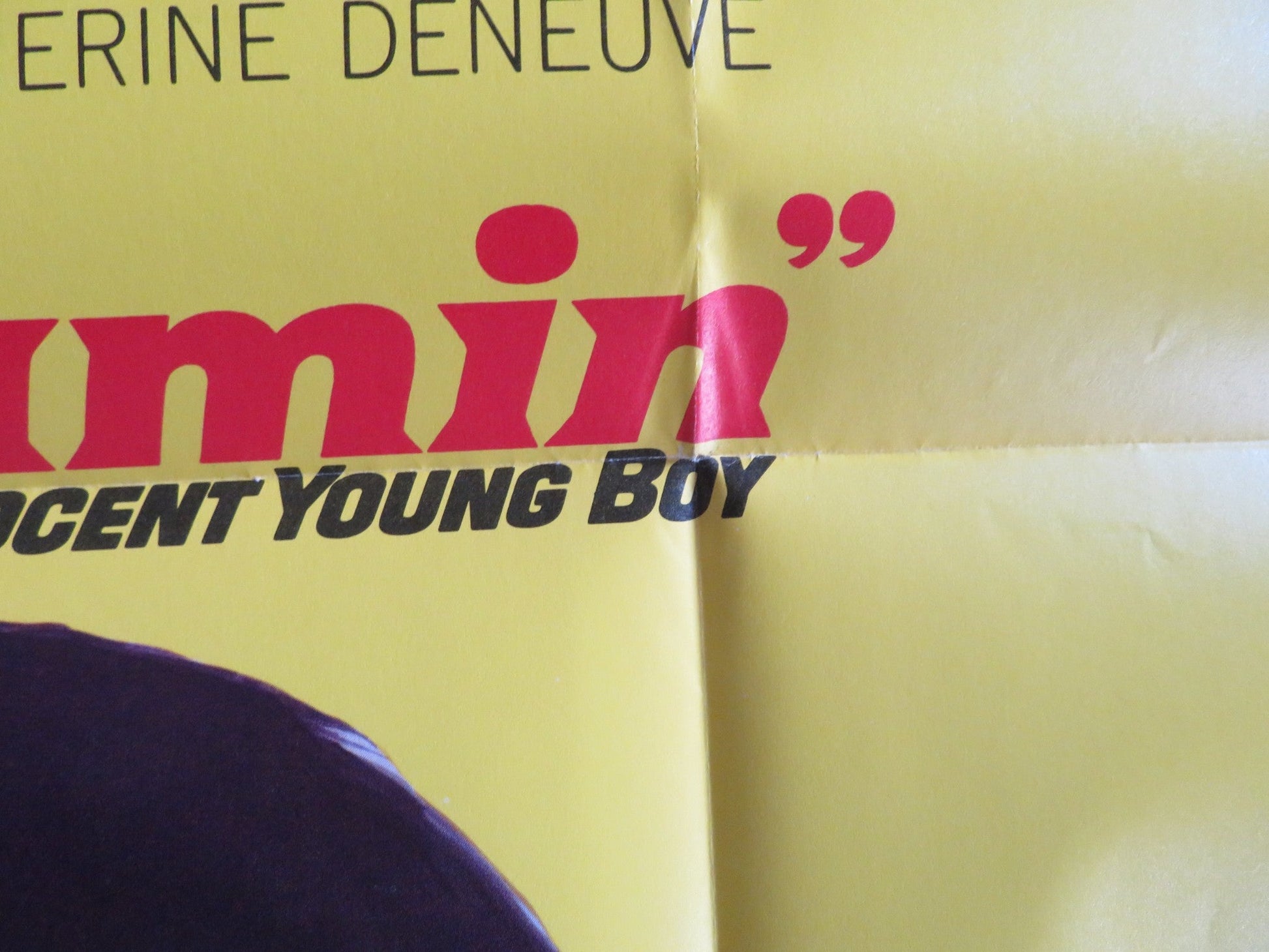 BENJAMIN - B FOLDED US ONE SHEET POSTER MICHELE MORGAN CATHERIN DENEUVE 1968 Rendezvous Cinema Movie posters