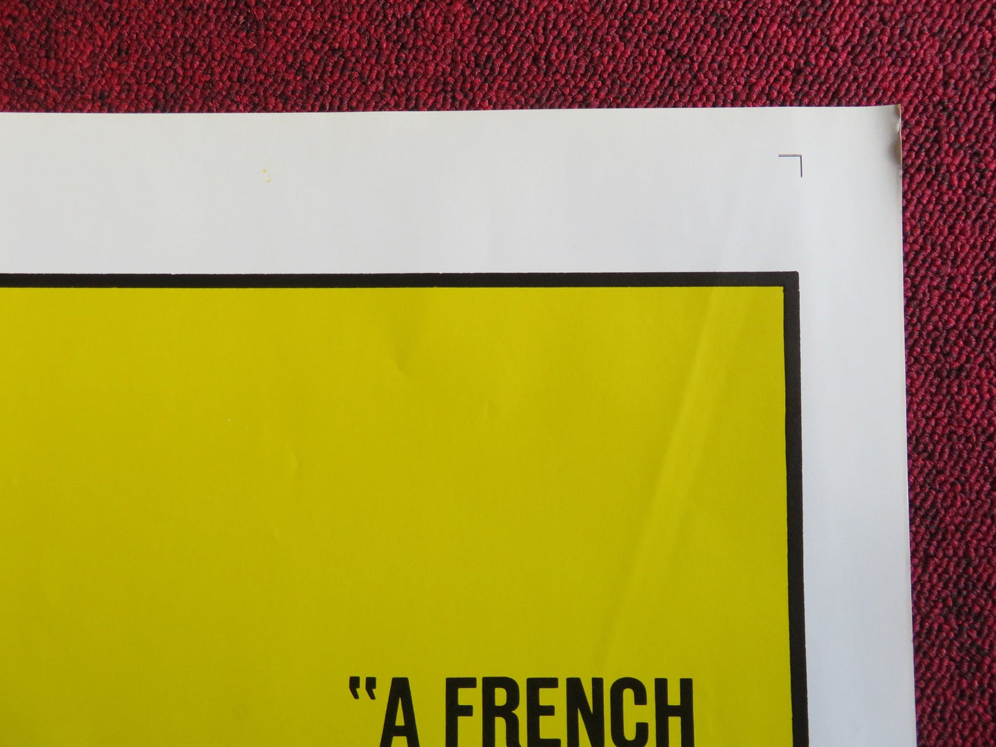 BENJAMIN - B FOLDED US ONE SHEET POSTER MICHELE MORGAN CATHERIN DENEUVE 1968 Rendezvous Cinema Movie posters