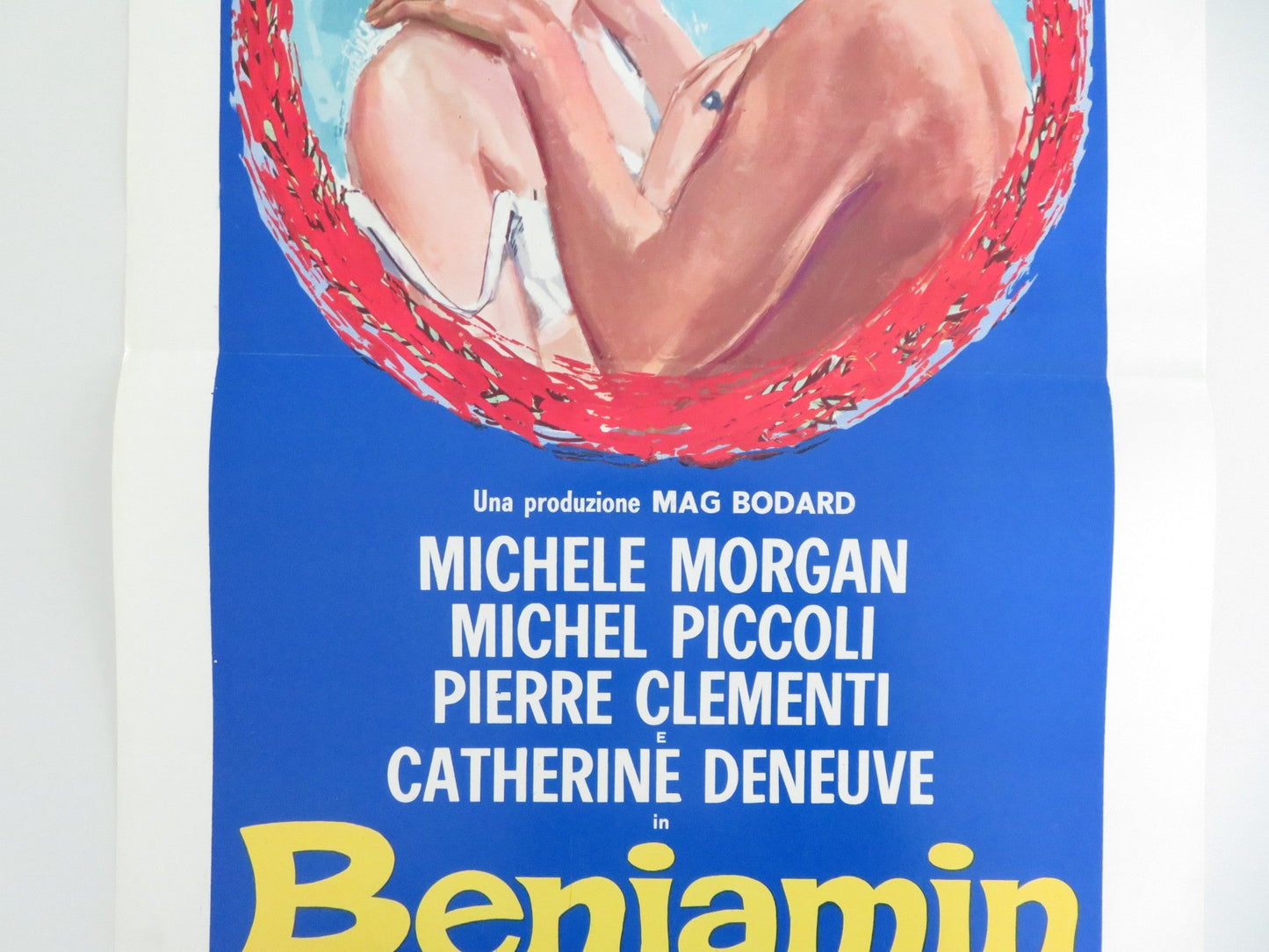 Benjamin Italian Locandina Poster Catherine Deneuve Michèle Morgan 1968 Movie posters