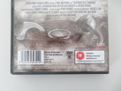 Berserker (DVD) Paul Johansson Craig Sheffer Kari Wuhrer 2004 Region 0 Movie posters