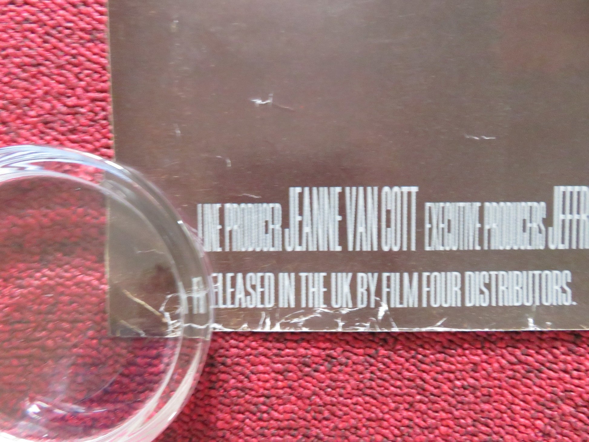 BEST MEN UK QUAD ROLLED POSTER DREW BARRYMORE DEAN CAIN 1997 Rendezvous Cinema Movie posters