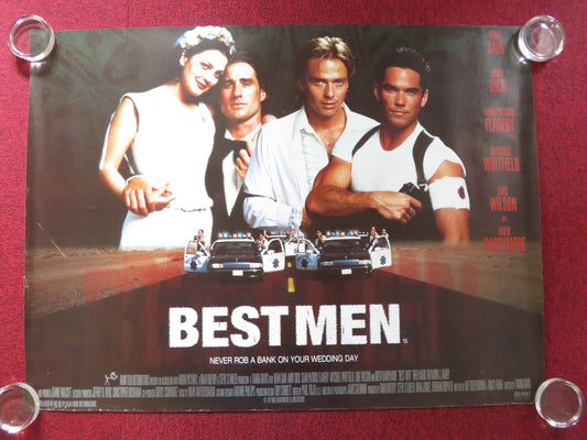 BEST MEN UK QUAD ROLLED POSTER DREW BARRYMORE DEAN CAIN 1997 Rendezvous Cinema Movie posters