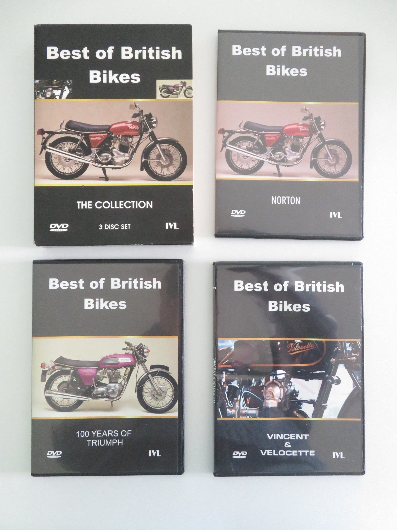 Best of British Bikes (DVD BoxSet) Norton Vincent Velocette 2008 Region 2 Movie posters