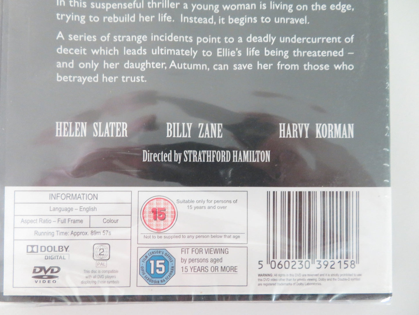 BETRAYAL OF THE DOVE (DVD) HELEN SLATER BILLY ZANE 1993 REGION 2 Movie posters