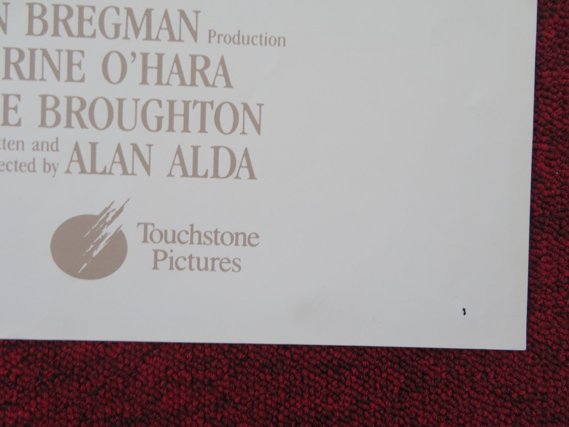 BETSY'S WEDDING FOLDED US ONE SHEET POSTER ALAN ALDA MOLLY RINGWALD 1990 Rendezvous Cinema Movie posters