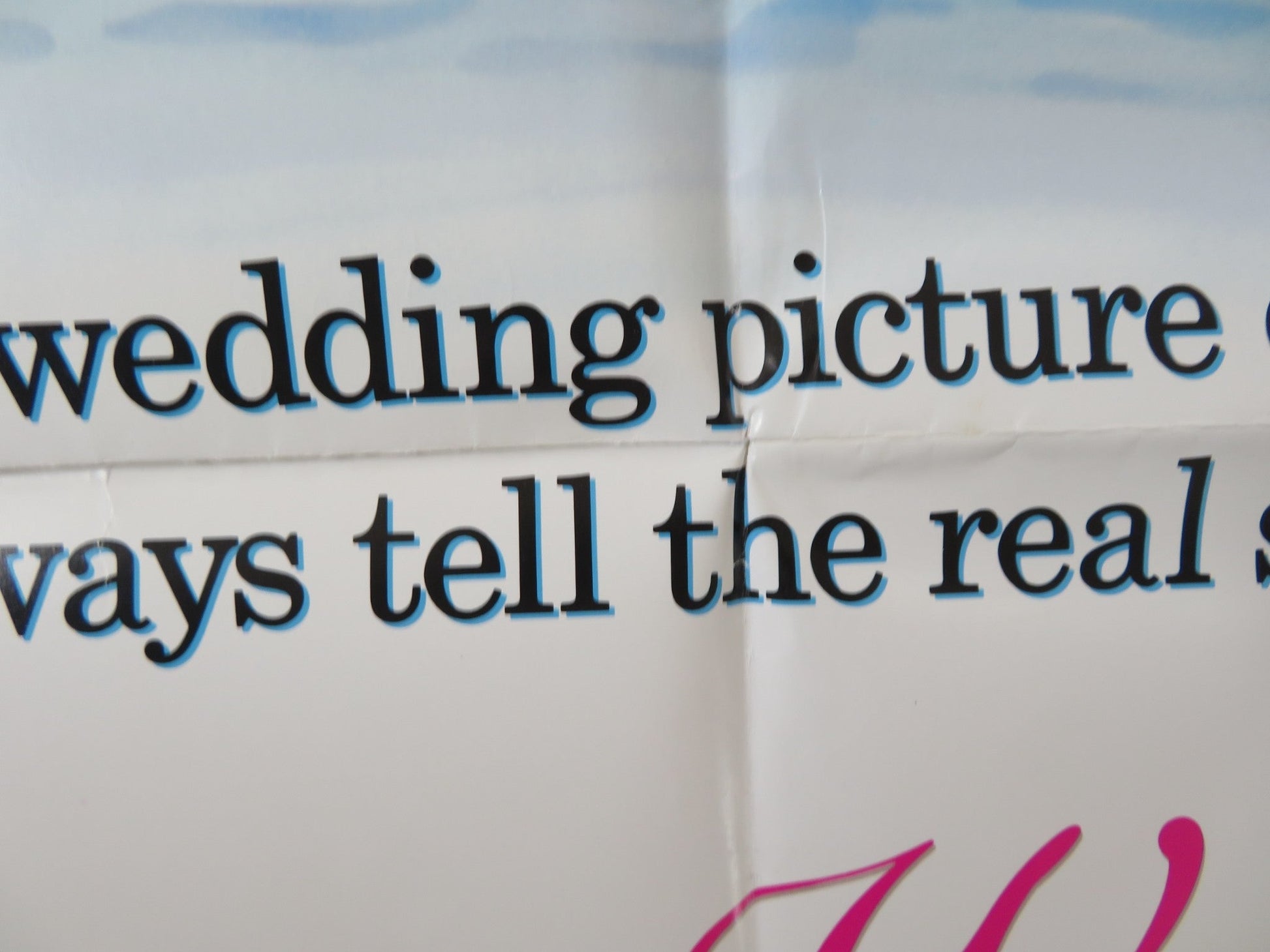 BETSY'S WEDDING FOLDED US ONE SHEET POSTER ALAN ALDA MOLLY RINGWALD 1990 Rendezvous Cinema Movie posters