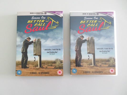 Better Call Saul - Season One (DVD) Bob Odenkirk Jonathan Banks 2015 Region 2 Movie posters