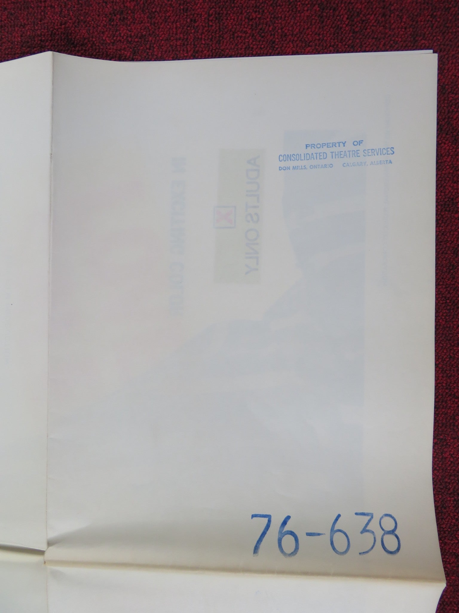 BETWEEN THE COVERS FOLDED US ONE SHEET POSTER HEIDI KAPPLER HANKAMMER 1974 Rendezvous Cinema Movie posters