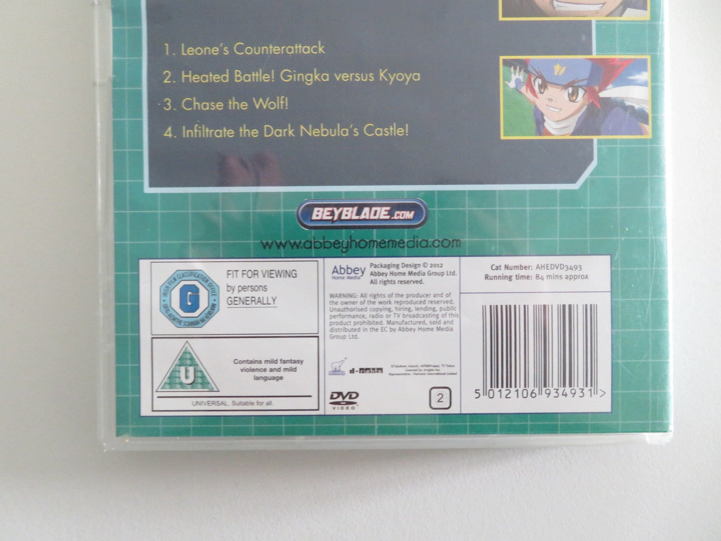 BEYBLADE METAL FUSION VOLUME 3 (DVD) ROB TINKLER JASON DELINE 2012 REGION 2 Movie posters