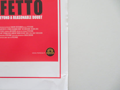 Beyond A Reasonable Doubt ITALIAN LOCANDINA POSTER DOUGLAS JESSE METCALFE 2009 Movie posters