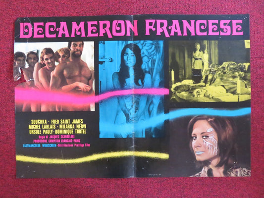 BEYOND LOVE AND EVIL - B ITALIAN FOTOBUSTA POSTER SOUCHKA FRED SAINT JAMES 1969 Rendezvous Cinema Movie posters