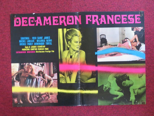 BEYOND LOVE AND EVIL - C ITALIAN FOTOBUSTA POSTER SOUCHKA FRED SAINT JAMES 1969 Rendezvous Cinema Movie posters