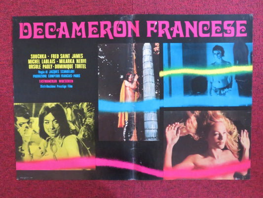 BEYOND LOVE AND EVIL - D ITALIAN FOTOBUSTA POSTER SOUCHKA FRED SAINT JAMES 1969 Rendezvous Cinema Movie posters