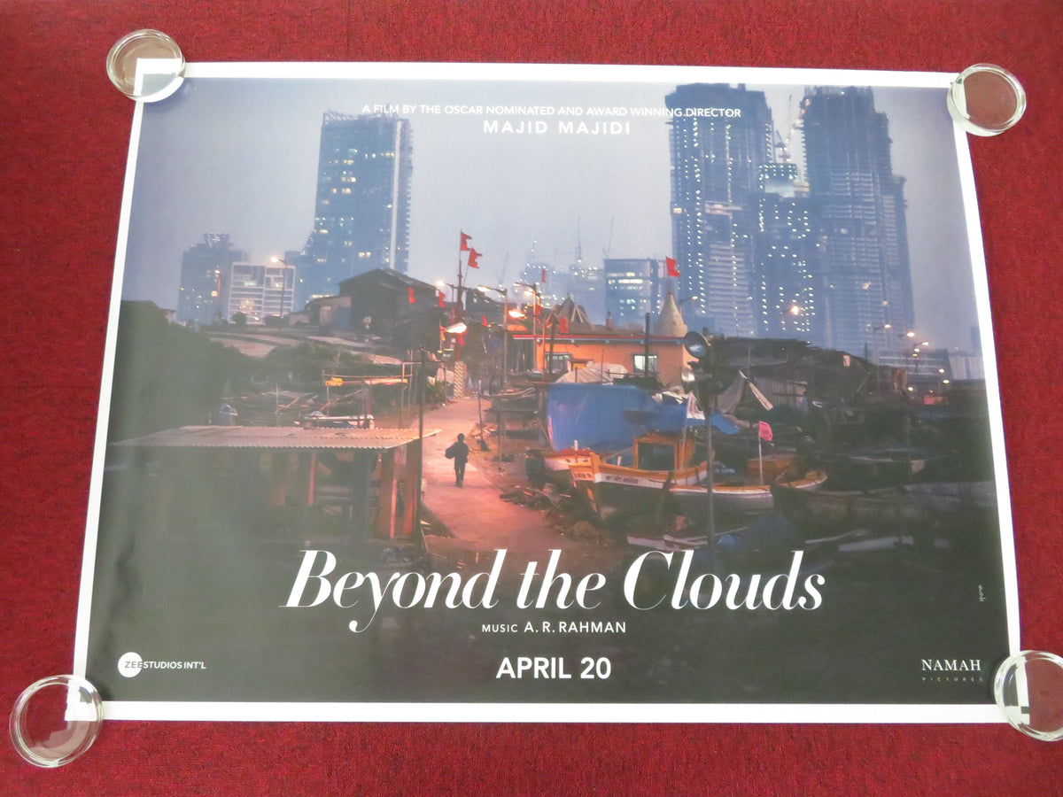Beyond the Clouds UK Quad Rolled Poster Ishaan Khatter Malavika Mohanan 2017 Movie posters