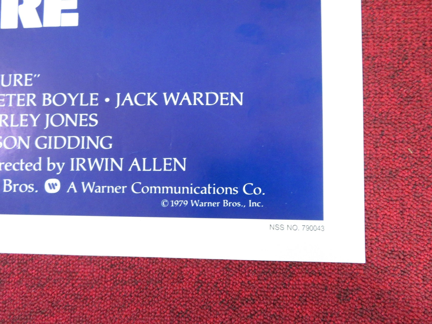 BEYOND THE POSEIDON ADVENTURE - B FOLDED US ONE SHEET POSTER MICHAEL CAINE 1979 Rendezvous Cinema Movie posters