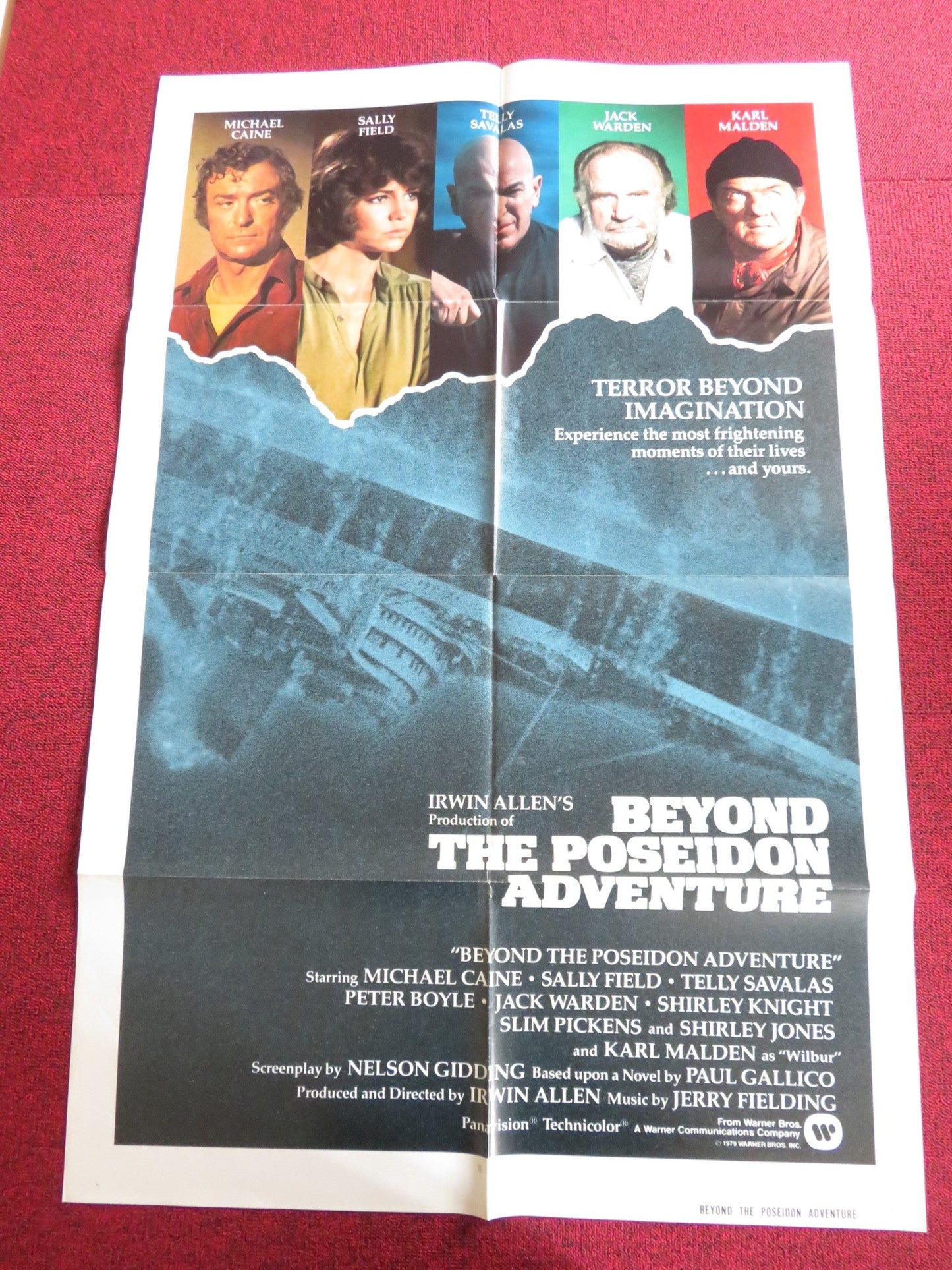 BEYOND THE POSEIDON ADVENTURE - B FOLDED US ONE SHEET POSTER MICHAEL CAINE 1979 Rendezvous Cinema Movie posters