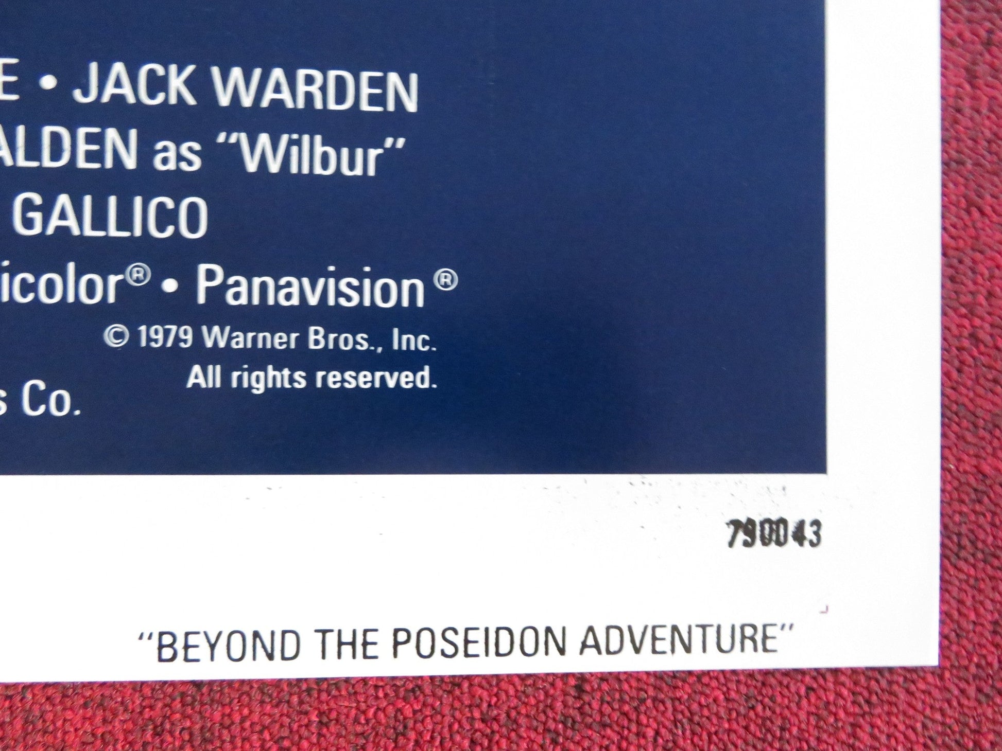 BEYOND THE POSEIDON ADVENTURE - C FOLDED US ONE SHEET POSTER MICHAEL CAINE 1979 Rendezvous Cinema Movie posters