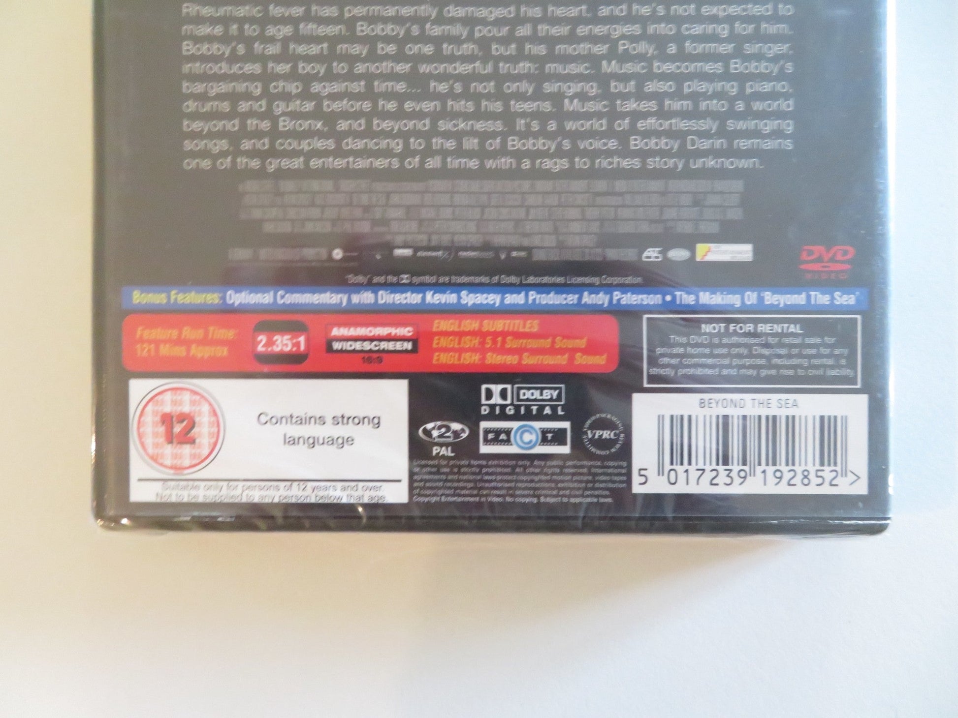 BEYOND THE SEA (DVD) KEVIN SPACEY KATE BOSWORTH 2004 REGION 2 Rendezvous Cinema Movie posters