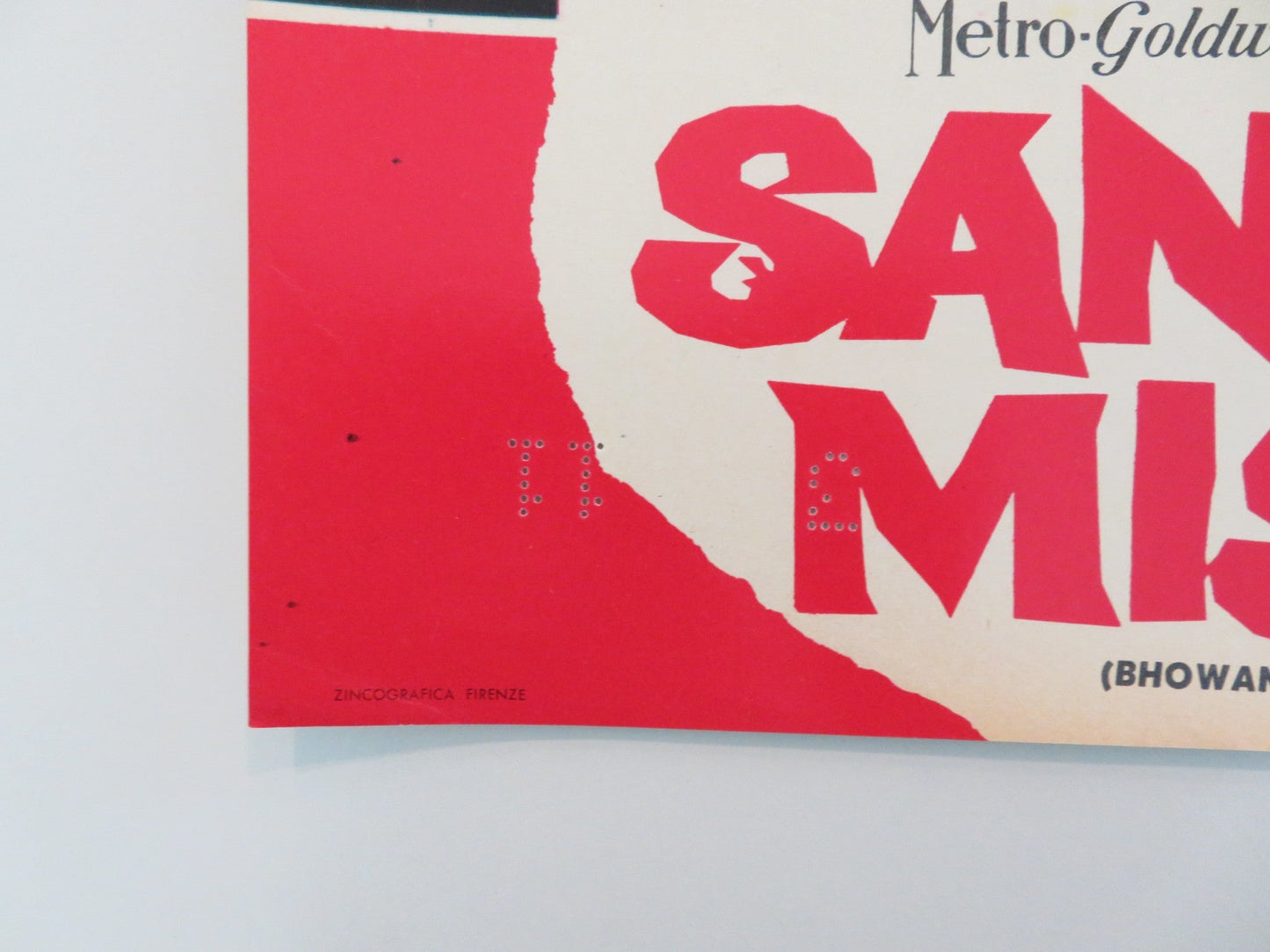 BHOWANI JUNCTION - B ITALIAN FOTOBUSTA POSTER AVA GARDNER STEWART GRANGER 1956 Rendezvous Cinema Movie posters