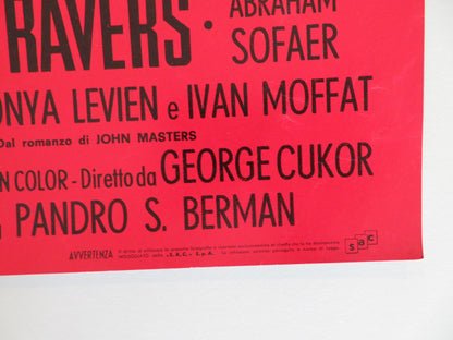 BHOWANI JUNCTION - C ITALIAN FOTOBUSTA POSTER AVA GARDNER STEWART GRANGER 1956 Rendezvous Cinema Movie posters