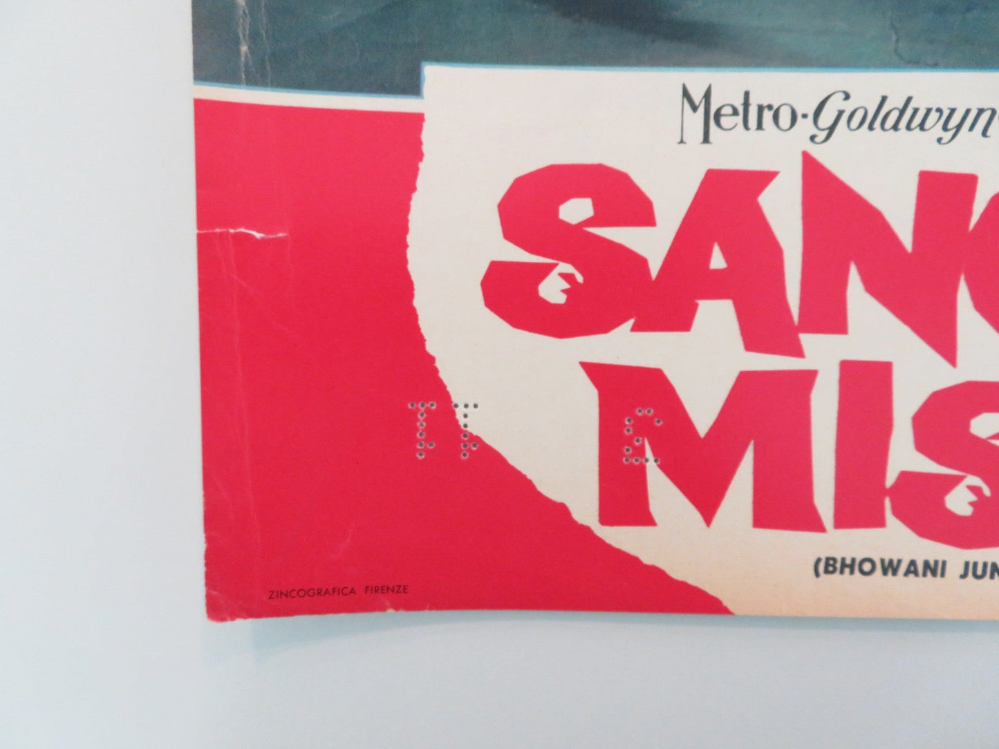 BHOWANI JUNCTION - C ITALIAN FOTOBUSTA POSTER AVA GARDNER STEWART GRANGER 1956 Rendezvous Cinema Movie posters