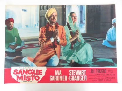 BHOWANI JUNCTION - C ITALIAN FOTOBUSTA POSTER AVA GARDNER STEWART GRANGER 1956 Rendezvous Cinema Movie posters