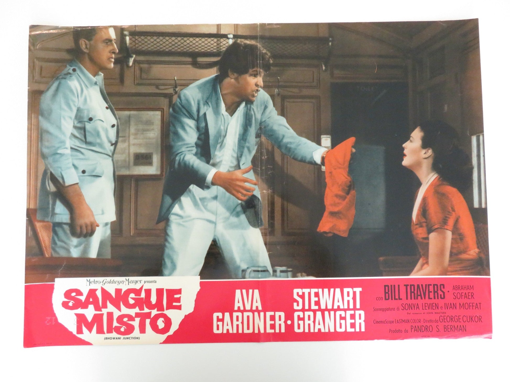 BHOWANI JUNCTION - F ITALIAN FOTOBUSTA POSTER AVA GARDNER STEWART GRANGER 1956 Rendezvous Cinema Movie posters