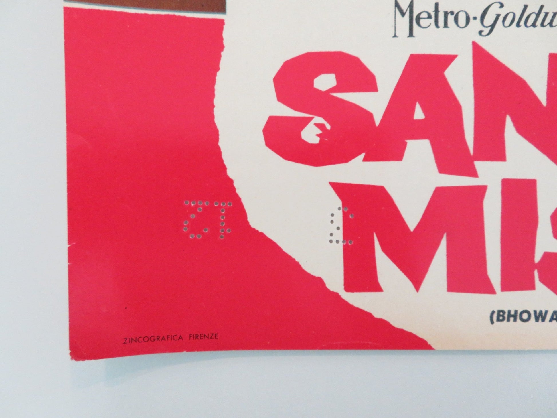 BHOWANI JUNCTION - F ITALIAN FOTOBUSTA POSTER AVA GARDNER STEWART GRANGER 1956 Rendezvous Cinema Movie posters