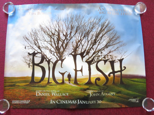 BIG FISH UK QUAD ROLLED POSTER EWAN MCGREGOR ALBERT FINNEY 2003 Rendezvous Cinema Movie posters