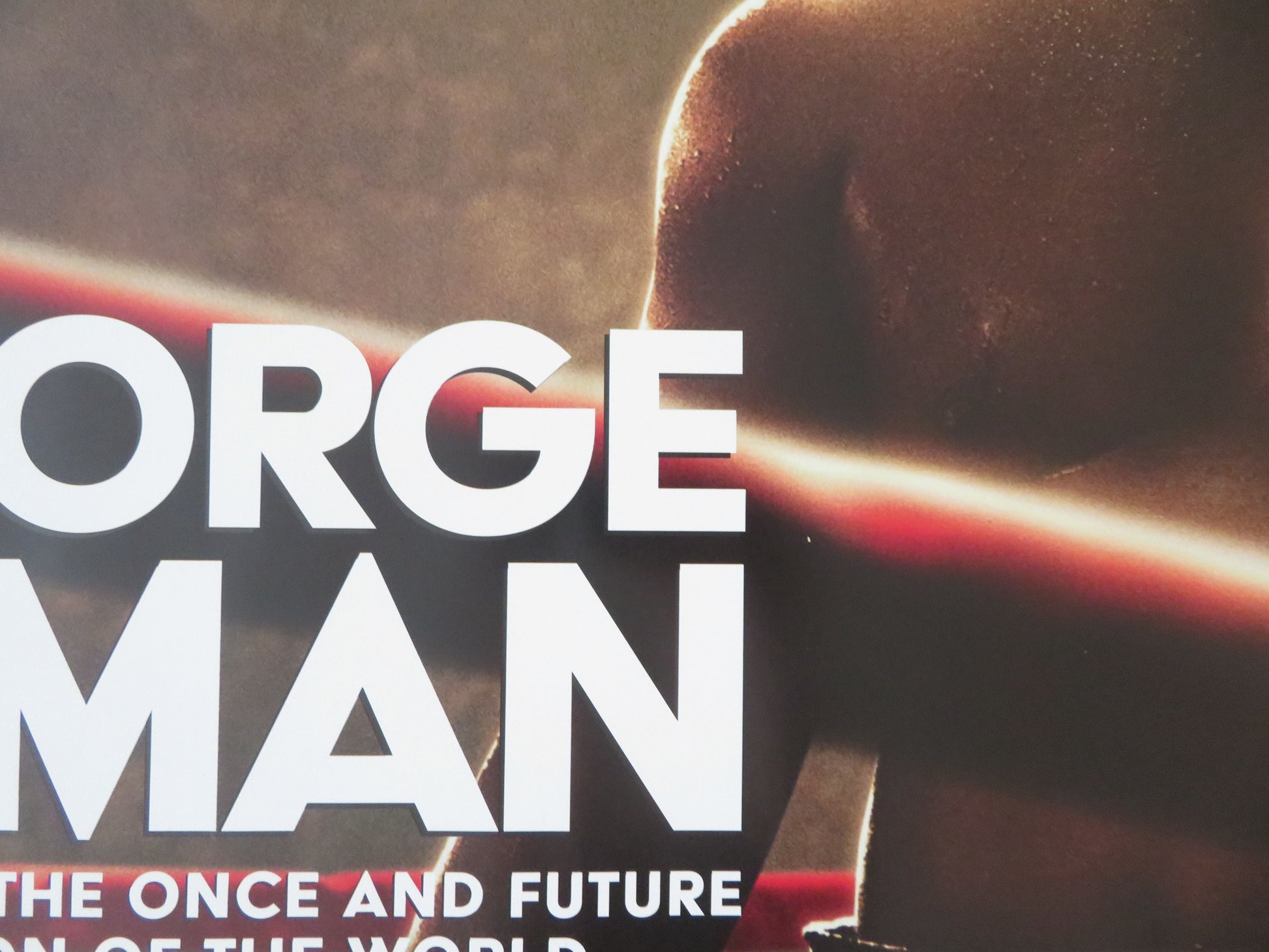 Big George Foreman UK Quad Rolled Poster Khris Davis Jasmine Mathews 2023 Movie posters